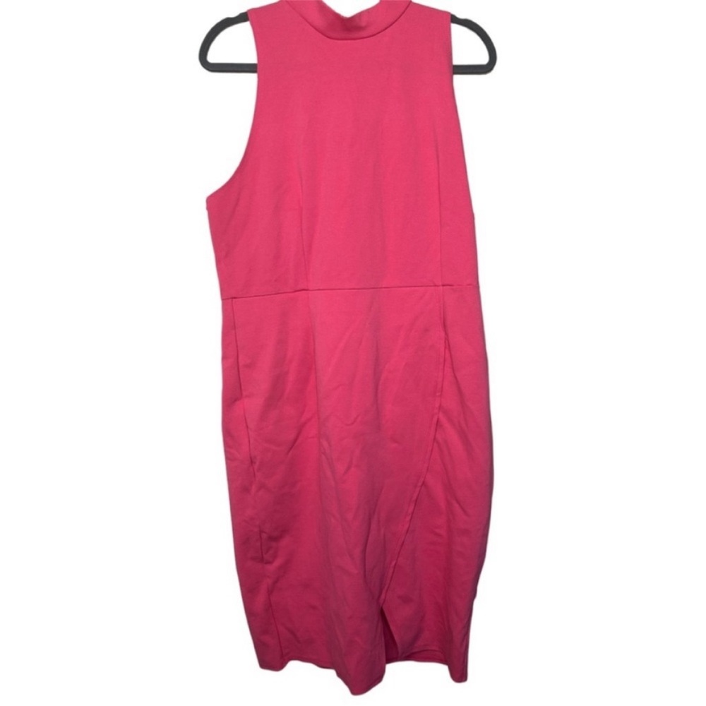 The Vanity Room Mock Neck Sleeveless Slit Hem Dress size XL